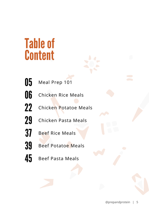 Meal Prep 101 E-Book